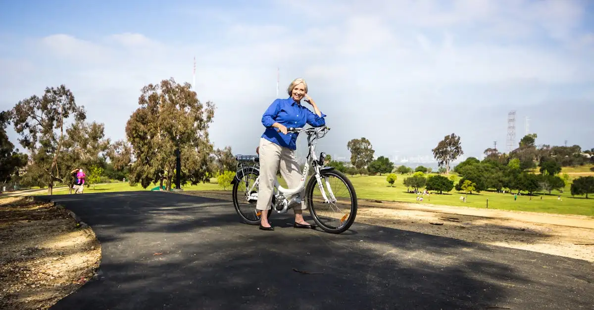 Elektrische fiets met lage instap voor ouderen